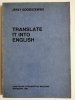 TRANSLATE IN INTO ENGLISH - Jerzy Godziszewski 1986